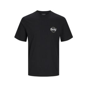 Jack & Jones Jorbushwick Circle Tee SS Siyah Bisiklet Yaka Erkek T-shirt