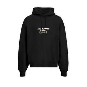 Jack & Jones Jorbushwick Sweat Hood FST Siyah Erkek Kazak