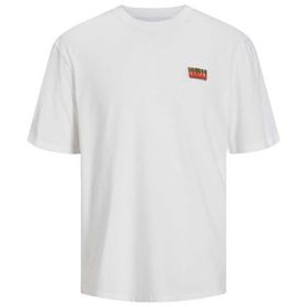 Jack & Jones Jorcanon Tee SS Crew Neck Styd Parlak Beyaz Erkek T-shirt