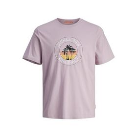 Jack & Jones Jorcasey Tee Ss Crew Neck Lila Erkek T-shirt