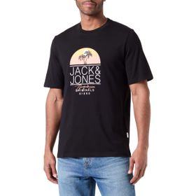 Jack & Jones Jorcasey Tee SS Siyah Bisiklet Yaka Erkek T-shirt