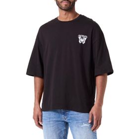 Jack & Jones Jorcharge Graphic Tee Ss Crew Neck Styd Siyah Baskı: Kelebek Erkek T-shirt