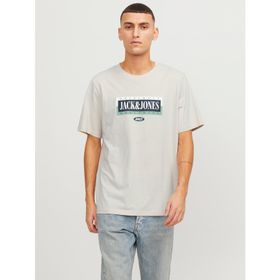 Jack & Jones Jorcobin Tee Ss Moonbeam Bisiklet Yaka Erkek T-shirt