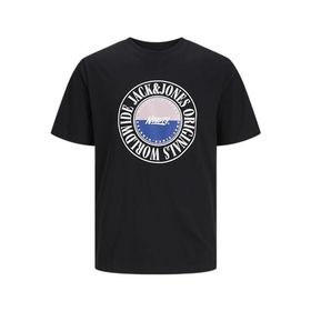 Jack & Jones Jorcobin Tee Ss Siyah Bisiklet Yaka Erkek T-shirt
