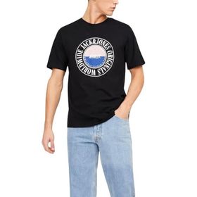 Jack & Jones Jorcobin Tee Ss Siyah Bisiklet Yaka Erkek T-shirt