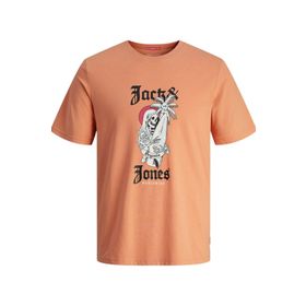 Jack & Jones Jorcoconut Skull Tee SS Kanyon Gün Batımı Bisiklet Yaka Erkek T-shirt