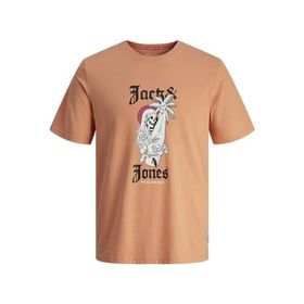 Jack & Jones Jorcoconut Skull Tee SS Kanyon Gün Batımı Bisiklet Yaka Erkek T-shirt