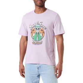 Jack & Jones Jorcoconut Skull Tee Ss Lavanta Donu Bisiklet Yaka Erkek T-shirt
