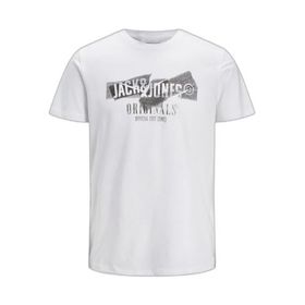 Jack & Jones Jorcomfortbranding TEE SS Beyaz Erkek T-Shirt