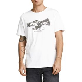 Jack & Jones Jorcomfortbranding TEE SS Beyaz Erkek T-Shirt