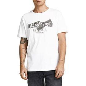 Jack & Jones Jorcomfortbranding TEE SS Beyaz Erkek T-Shirt