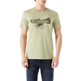 Jack & Jones Jorcomfortbrandıng Tee Ss Crew Neck Blk Erkek T-shirt