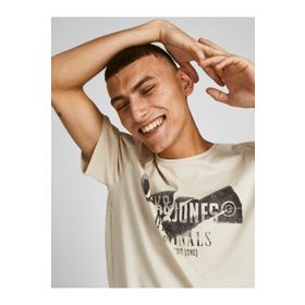 Jack & Jones Jorcomfortbrandıng Tee Ss Crew Neck Blk Erkek T-shirt