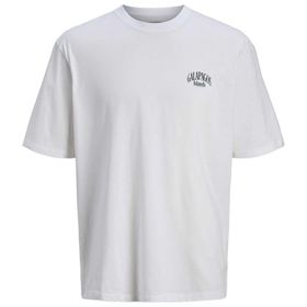 Jack & Jones Jorconte Tee Ss Crew Neck Styd Parlak Beyaz Erkek T-shirt