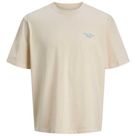 Jack & Jones Jorconte Tee Ss Crew Neck Styd Tereyağı Krema Erkek T-shirt