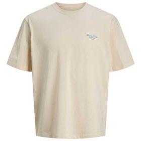 Jack & Jones Jorconte Tee Ss Crew Neck Styd Tereyağı Krema Erkek T-shirt