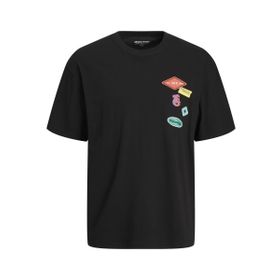 Jack & Jones Jordecal Tee SS Crew Neck TG LN Siyah Erkek T-shirt