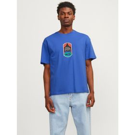 Jack & Jones Jordelirium Tee Ss Crew Neck TG Mavi Erkek T-shirt