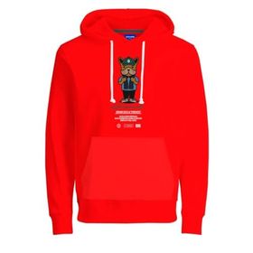 Jack & Jones Jordenimdog Sweat Hood Kırmızı Erkek Sweatshirt