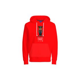 Jack & Jones Jordenimdog Sweat Hood Kırmızı Erkek Sweatshirt
