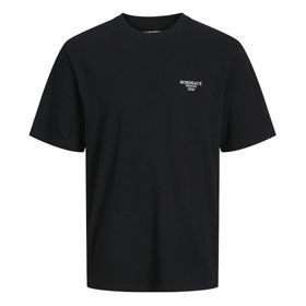 Jack & Jones Jordroplet Tee Ss Crew Neck Styd Siyah Erkek T-shirt