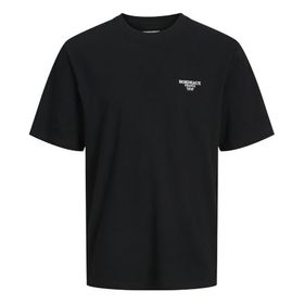 Jack & Jones Jordroplet Tee Ss Crew Neck Styd Siyah Erkek T-shirt