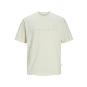 Jack & Jones Joreaster Activity Tee Ss Crew Neck Krem Rengi Erkek T-shirt