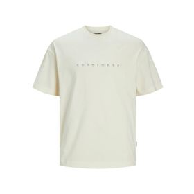 Jack & Jones Joreaster Activity Tee Ss Crew Neck Krem Rengi Erkek T-shirt
