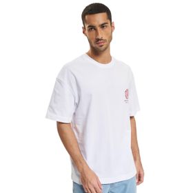 Jack & Jones Joreaster Activity Tee Ss Crew Neck Parlak Beyaz Erkek T-shirt