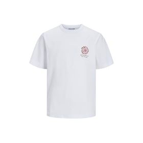 Jack & Jones Joreaster Activity Tee Ss Crew Neck Parlak Beyaz Erkek T-shirt