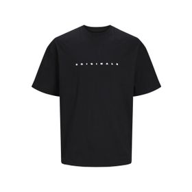 Jack & Jones Joreaster Activity Tee Ss Crew Neck Siyah Bisiklet Yaka Erkek T-shirt