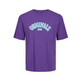 Jack & Jones Joreuphori Tee Ss Crew Neck Tg Derin Lavanta Erkek T-shirt