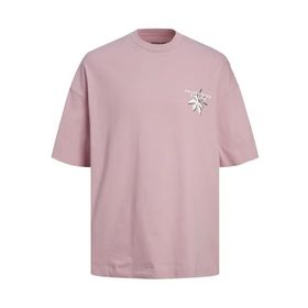 Jack & Jones Jorfaro Back Tee SS Crew Neck Pembe Erkek T-shirt