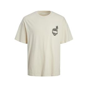 Jack & Jones Jorfrutti Tee Ss Crew Neck TG Krem Rengi Erkek T-shirt