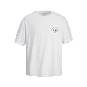 Jack & Jones Jorfrutti Tee Ss Crew Neck TG Parlak Beyaz Erkek T-shirt
