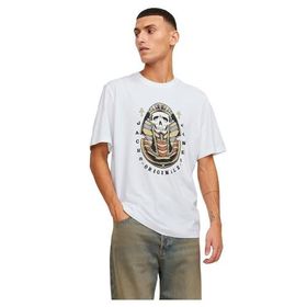 Jack & Jones Jorheavens Tee Ss Crew Neck Sn Parlak Beyaz Erkek T-shirt