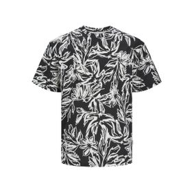 Jack & Jones Jorlafayette AOP Tee SS LN Siyah Bisiklet Yaka Erkek T-shirt