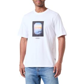 Jack & Jones Jorlafayette Photo Tee SS Crew Neck Bright White Erkek T-shirt