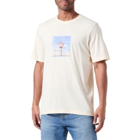 Jack & Jones Jorlafayette Photo Tee Ss Tereyağı Krema Bisiklet Yaka Erkek T-shirt
