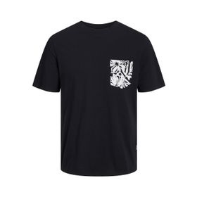 Jack & Jones Jorlafayette Pocket Tee SS Siyah Bisiklet Yaka Erkek T-shirt