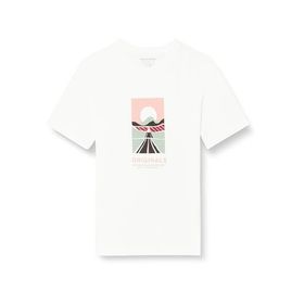 Jack & Jones Jorlafayette Tee Ss Crew Neck 1 FST LN Parlak Beyaz Erkek T-shirt