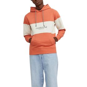 Jack & Jones Jorlakewood Sweat Hood BF LN Gül Kurusu Erkek Sweatshirt