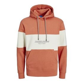 Jack & Jones Jorlakewood Sweat Hood BF LN Gül Kurusu Erkek Sweatshirt