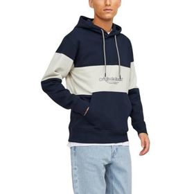 Jack & Jones Jorlakewood Sweat Hood BF LN Koyu Lacivert Erkek Sweatshirt