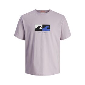 Jack & Jones Jormarbella Branding Tee SS Crew Neck Lila Erkek T-shirt