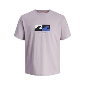 Jack & Jones Jormarbella Branding Tee SS Crew Neck Lila Erkek T-shirt