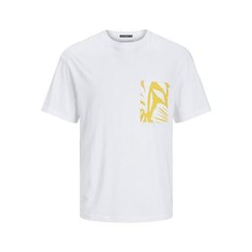 Jack & Jones Jormarbella Pocket Tee SS Parlak Beyaz Bisiklet Yaka Erkek T-shirt