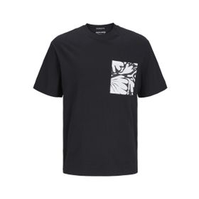 Jack & Jones Jormarbella Pocket Tee SS Siyah Bisiklet Yaka Erkek T-shirt