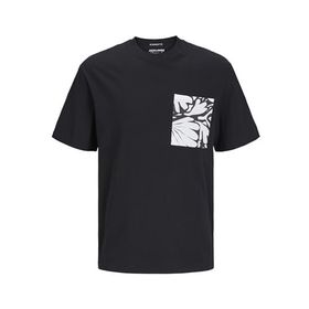 Jack & Jones Jormarbella Pocket Tee SS Siyah Bisiklet Yaka Erkek T-shirt
