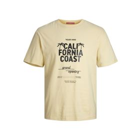 Jack & Jones Jormarbella Tee Ss Crew Neck Sarı Erkek T-shirt